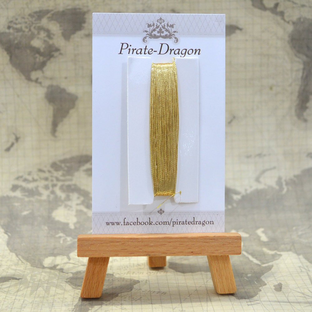 Light Gold Metallic Thread 50m (TM135)