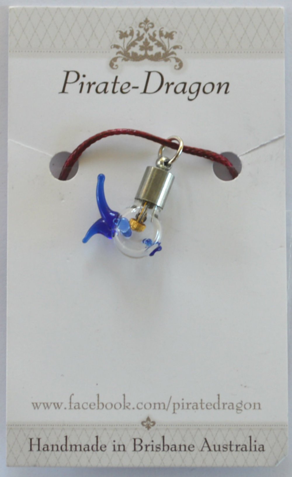 Glass Fish Pendant - Steampunk (PN0009)