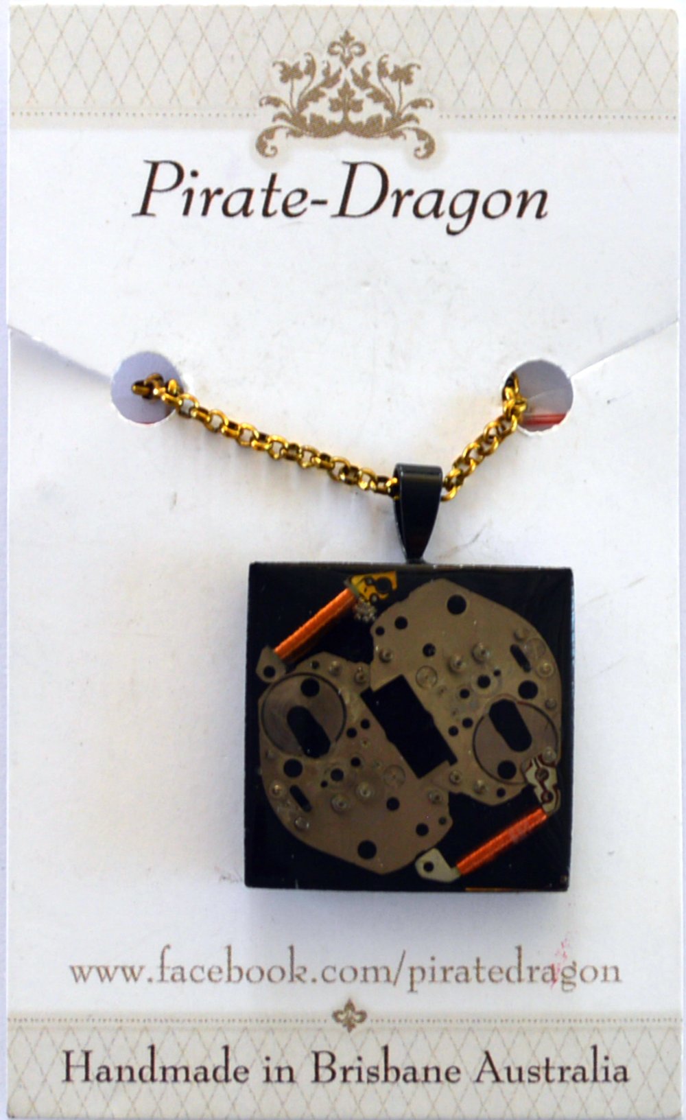 Modern Steampunk Pendant (PN0008)