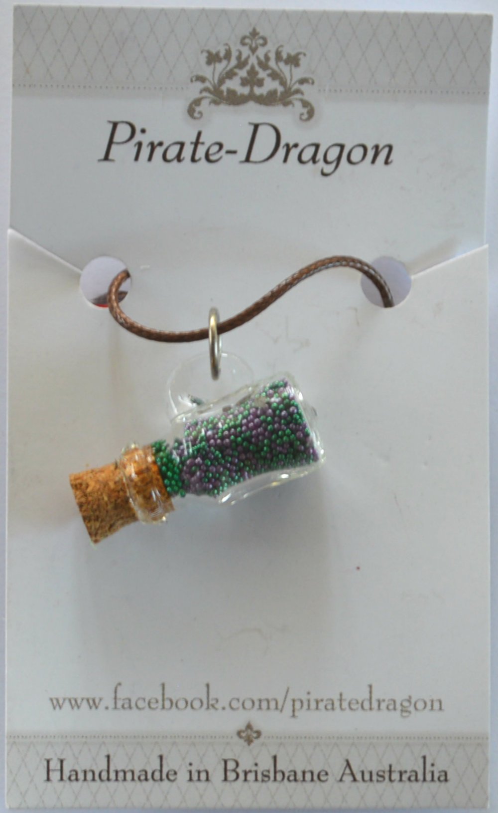 Glass Jug Pendant - colour variations available