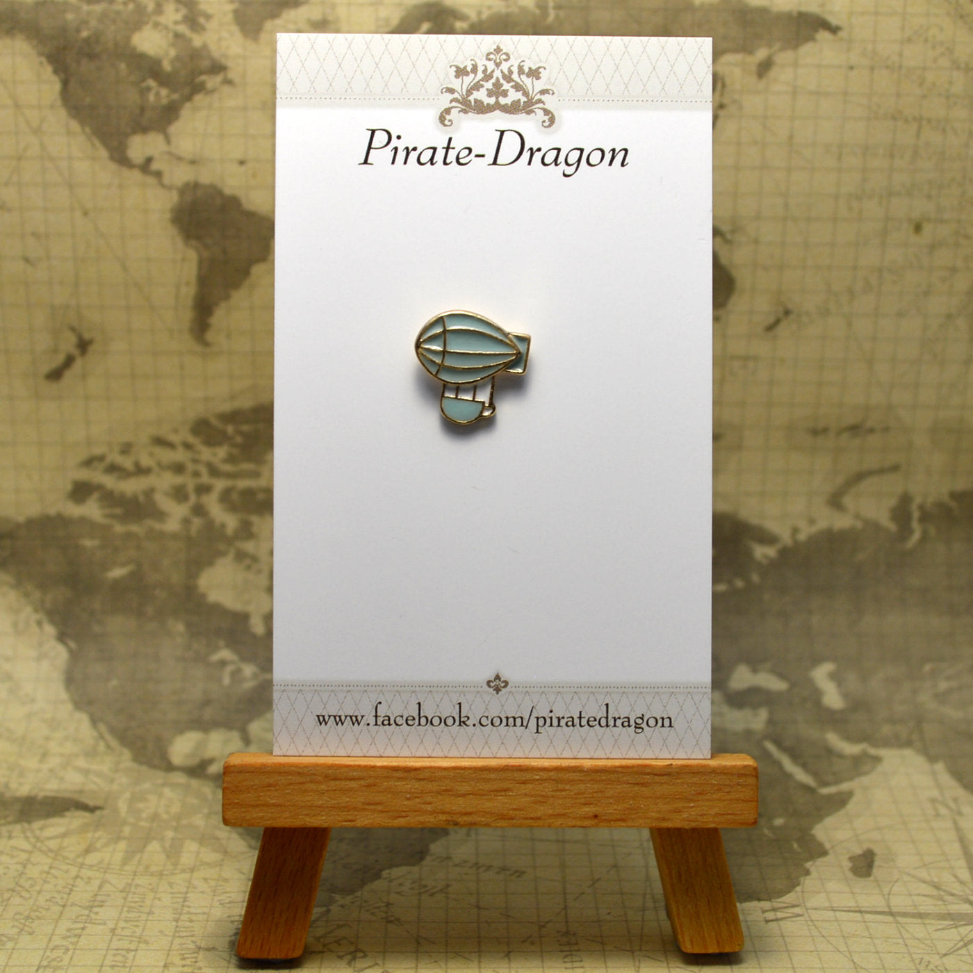 Airship Enamel Pin (BR036)