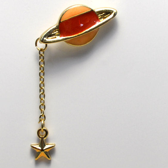 Planet & Star Enamel Pin (BR051)