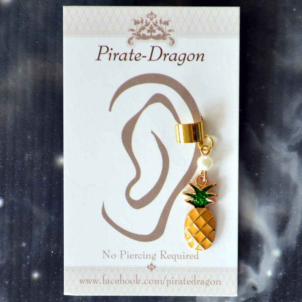 Pineapple Non-Pierced Ear Cuff (EC2519)