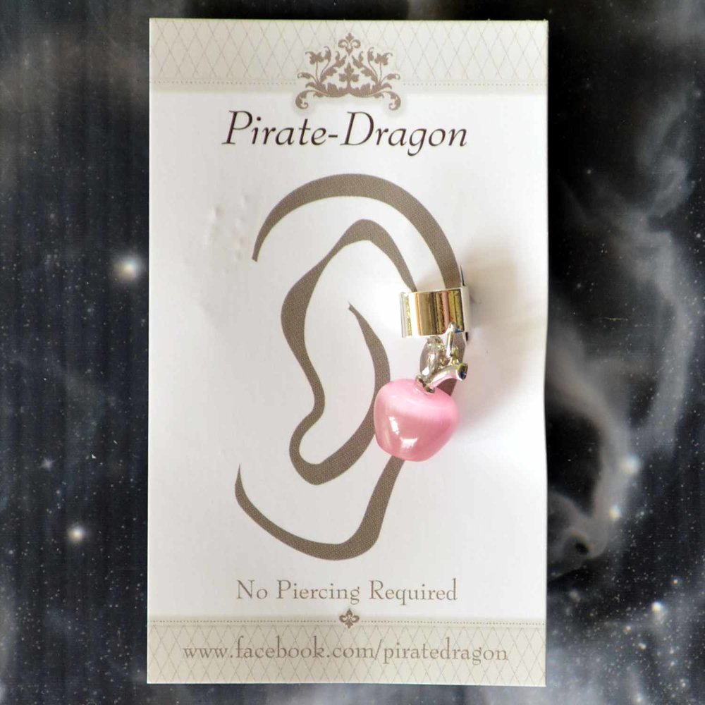 Pink Apple Non-Pierced Ear Cuff (EC3593)