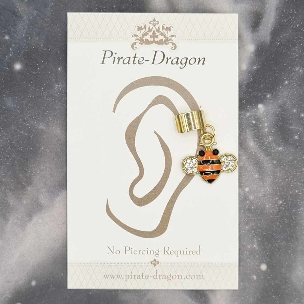 Bee - Non-Pierced Earcuff (EC4414)