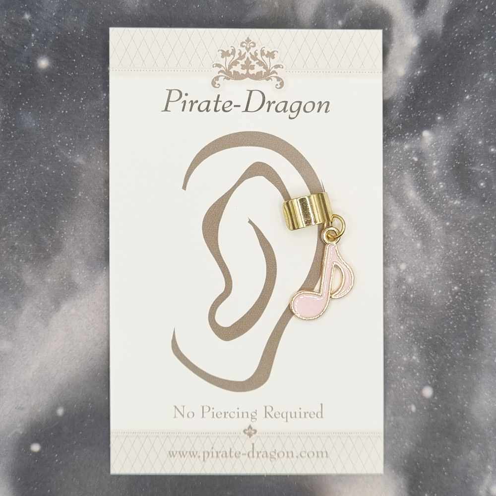 Pink Note - Non-Pierced Earcuff (EC4445)