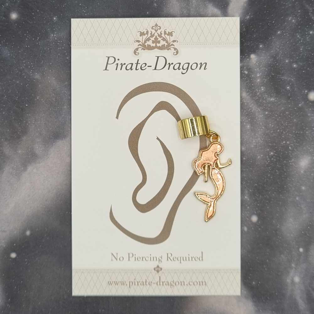 Pink Mermaid - Non-Pierced Earcuff (EC4478)