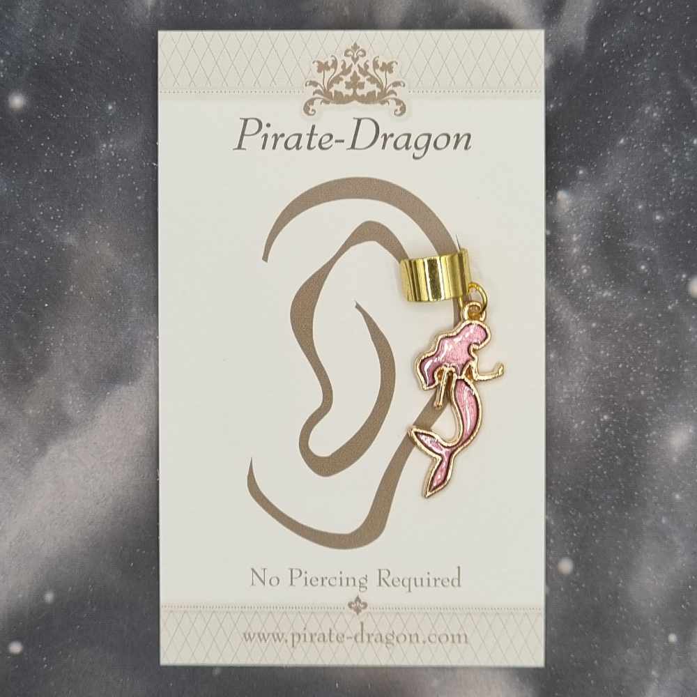 Purple Mermaid - Non-Pierced Earcuff (EC4479)