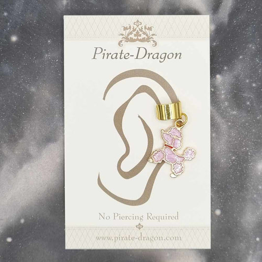 Mauve Poodle - Non-Pierced Earcuff (EC4487)