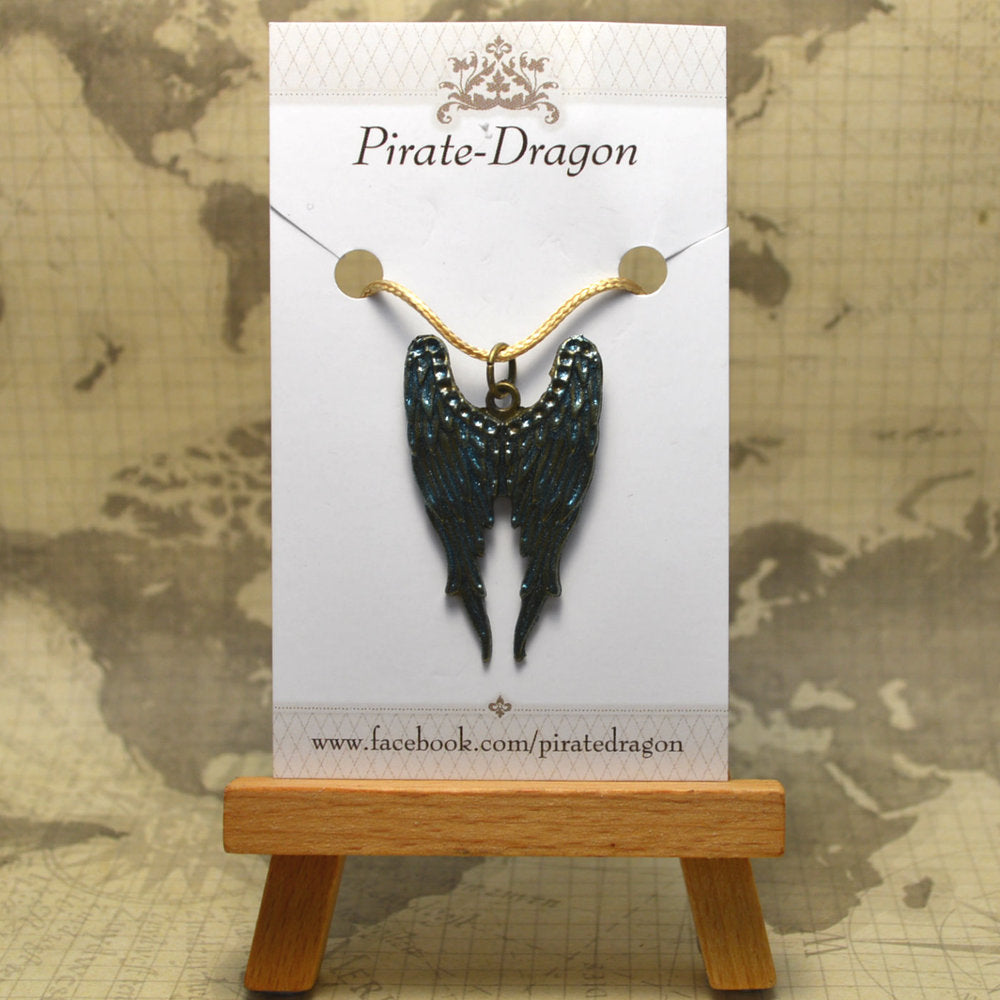 Wings pendant - Handpainted (PN0046)
