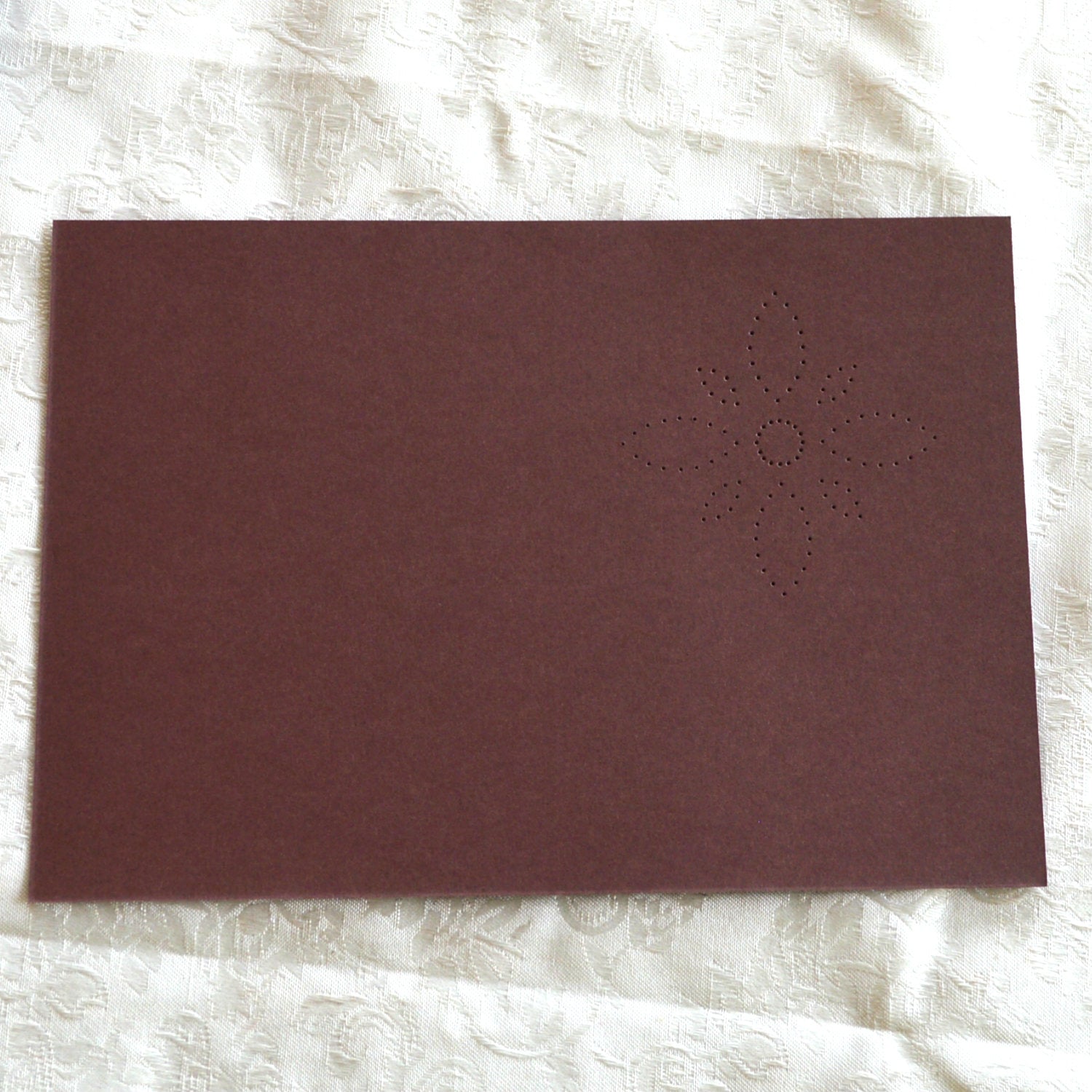 3. Card Embroidery Patterns - How to prick the card