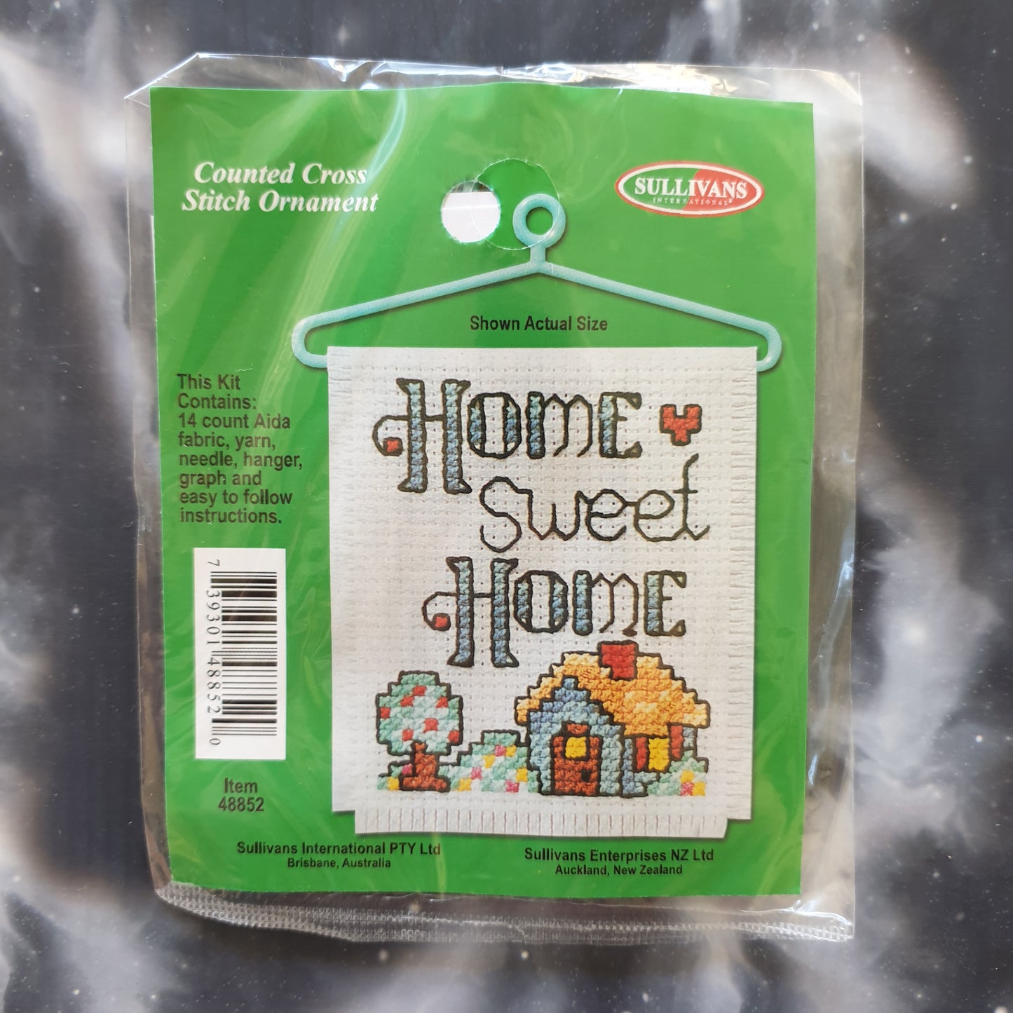 Home Sweet Home Counted Cross Stitch Ornament Kit