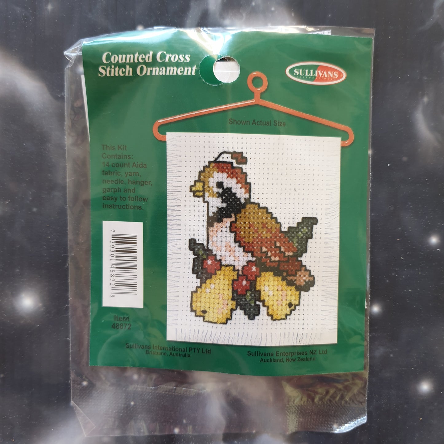 Partridge with Pears Christmas Counted Cross Stitch Ornament Kit