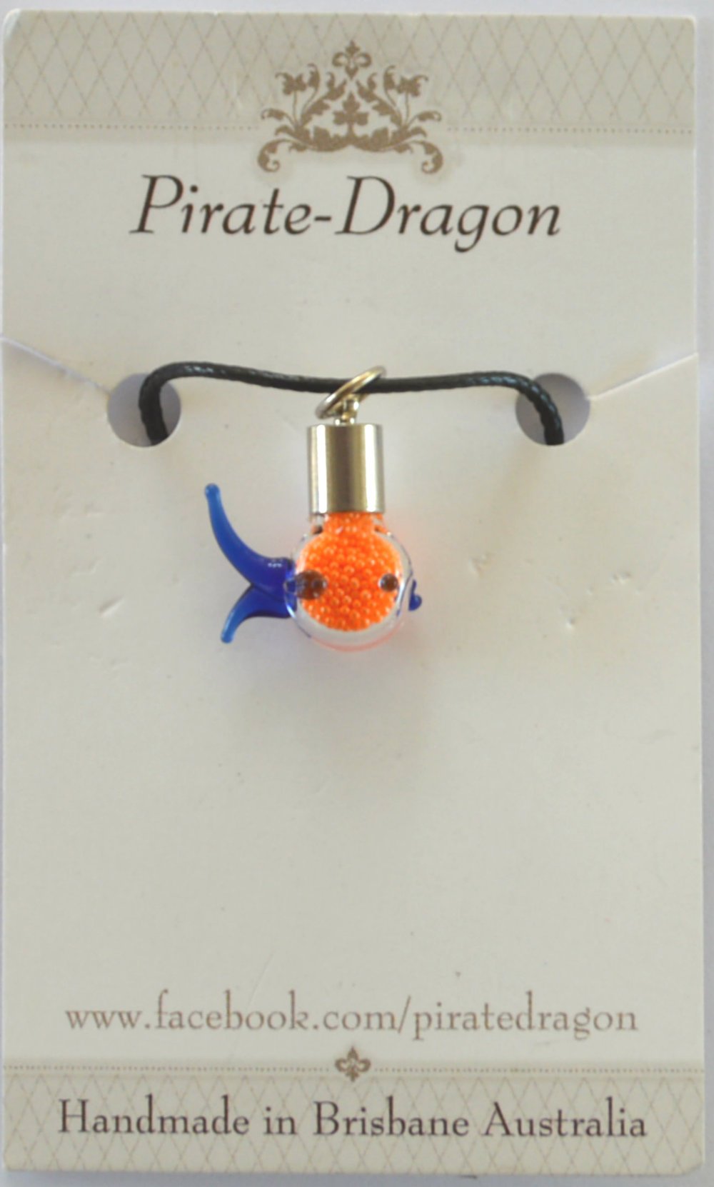 Glass Fish Pendant - colour variations available