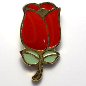 Red Rose Enamel Pin (BR056)