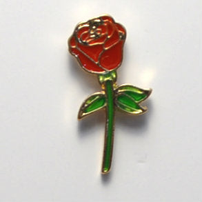 Red Rose Enamel Pin (BR062)