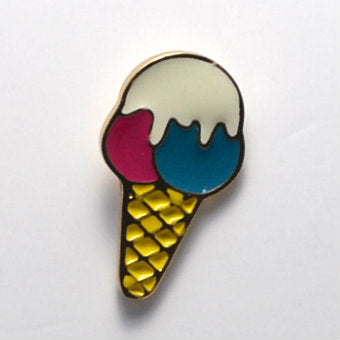 Ice Cream Enamel Pin (BR091)
