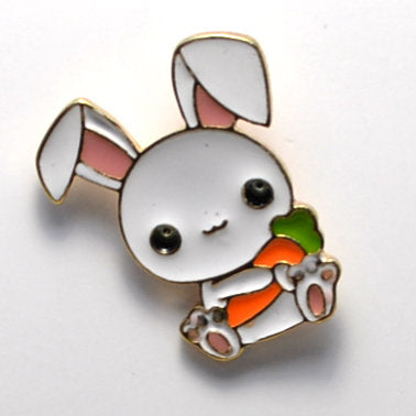 White Rabbit Enamel Pin (BR102)