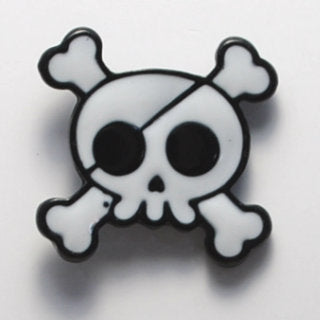Skull & Bones Enamel Pin (BR157)
