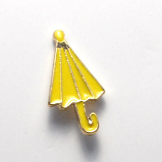 Yellow Umbrella Enamel Pin (BR167)