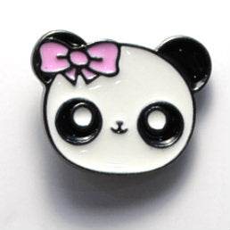 Panda Head Enamel Pin (BR233)