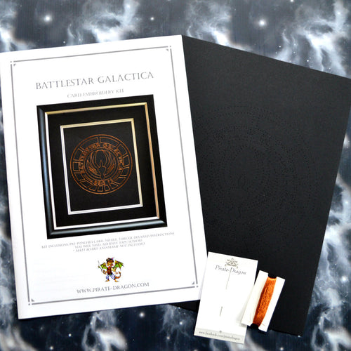 Battlestar Galactica BSG75 Inspired Card Embroidery Kit