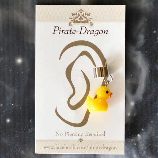 Yellow Duck Non-Pierced Ear Cuff (EC2866)