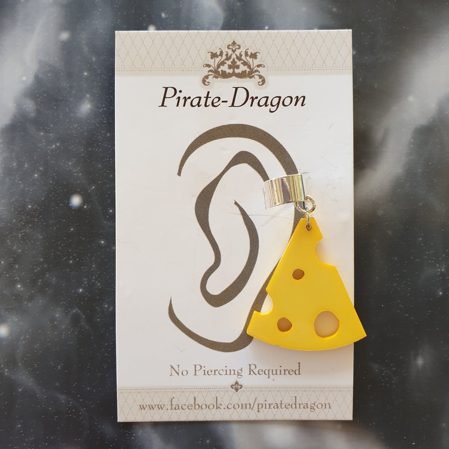 Cheese Non-Pierced Ear Cuff (EC4019)