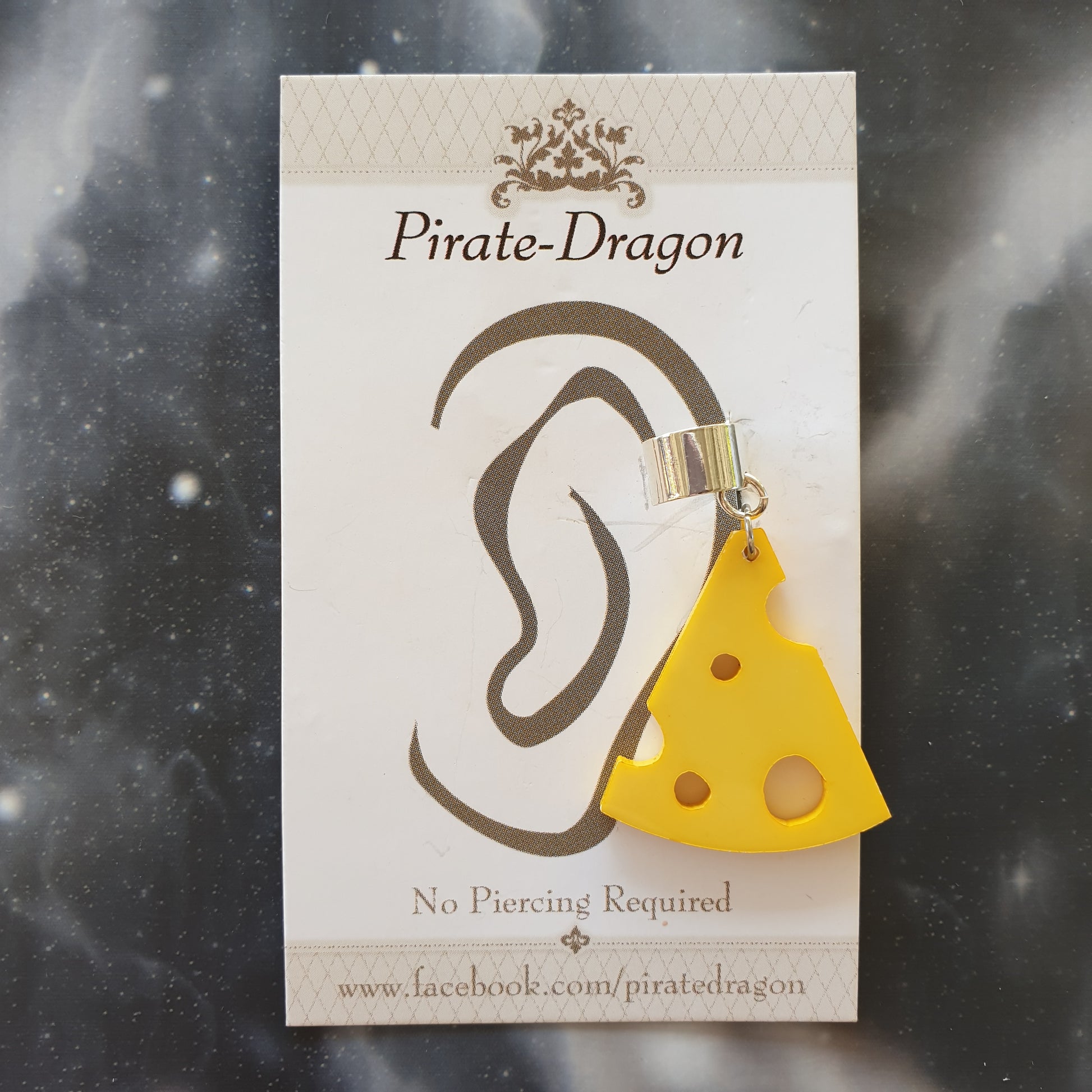 Cheese Non-Pierced Ear Cuff (EC4019)