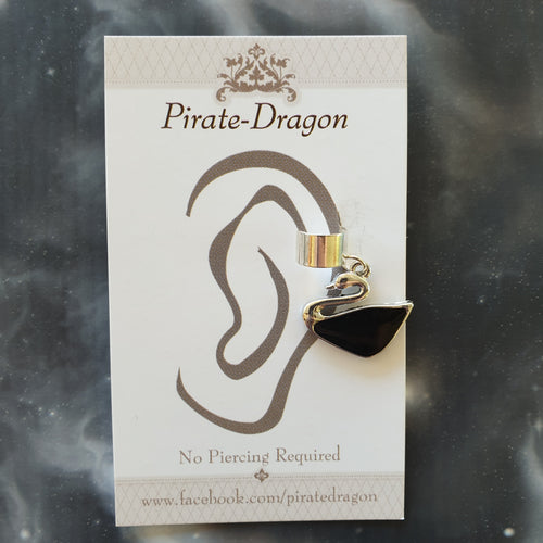 Black  Swan Non-Pierced Ear Cuff (EC4206)