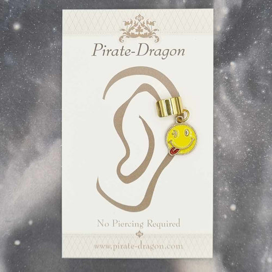 Cheeky Emoji - Non-Pierced Earcuff (EC4437)
