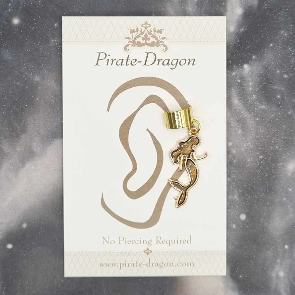Brown Mermaid - Non-Pierced Earcuff (EC4476)
