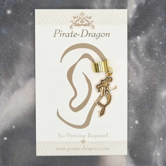 Brown Mermaid - Non-Pierced Earcuff (EC4476)