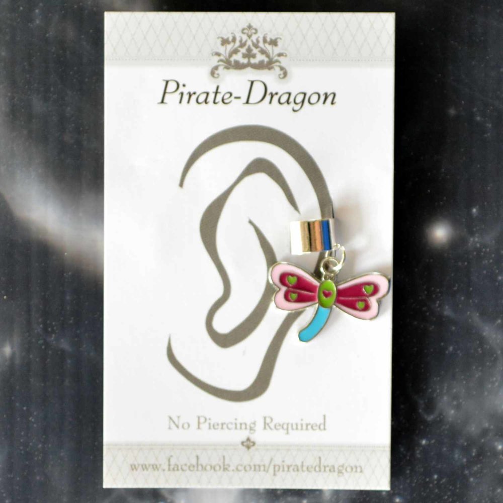 Butterfly/Dragonfly Non-Pierced Ear Cuff (EC4612)