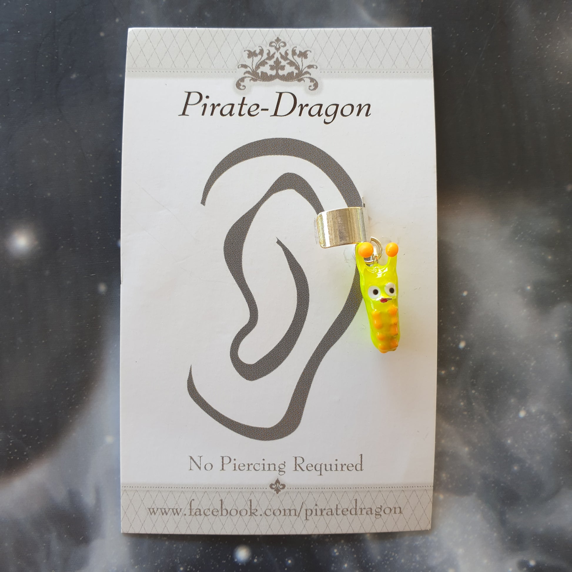 Caterpillar Non-Pierced Ear Cuff (EC4620)