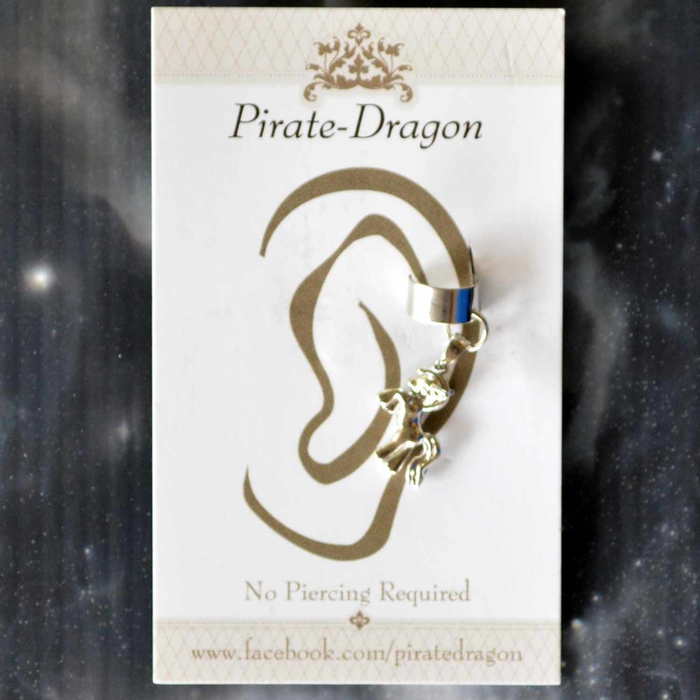 Silver Horse Non-Pierced Ear Cuff (EC7030)