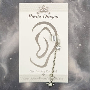 Stars Chain Drop Non-Pierced Ear Cuff (EC9264)