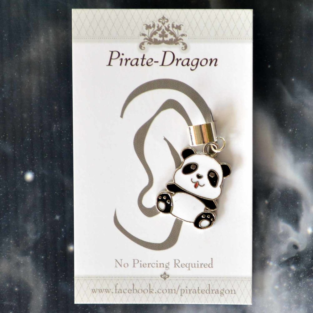 Panda Non-Pierced Ear Cuff (EC9408)