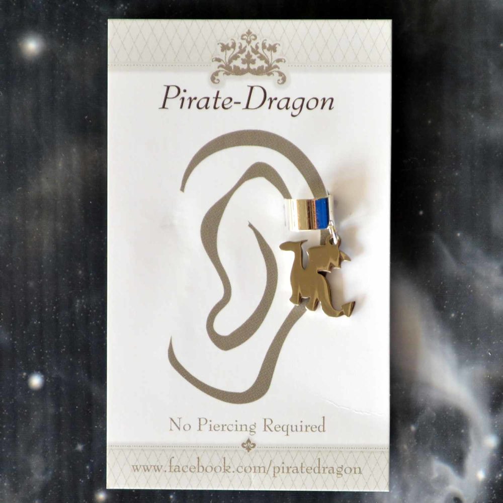 Mini Dragon Non-Pierced Ear Cuff (EC9484)