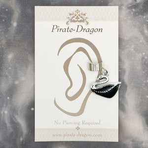 Black Swan Non-Pierced Ear Cuff (EC9523)