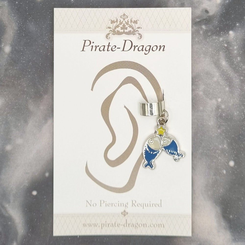 Fish (Pisces) Non-Pierced Ear Cuff (EC9542)