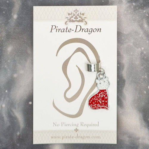 Red Cat Non-Pierced Ear Cuff (EC9543)