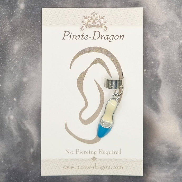 Blue Shoe Non-Pierced Ear Cuff (EC9547)