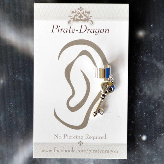 Skeleton Key Non-Pierced Ear Cuff (EC9602)