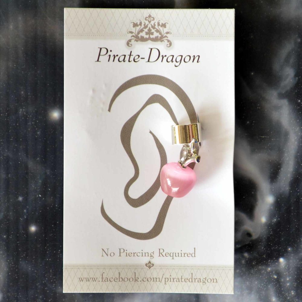 Pink Apple Non-Pierced Ear Cuff (EC9605)