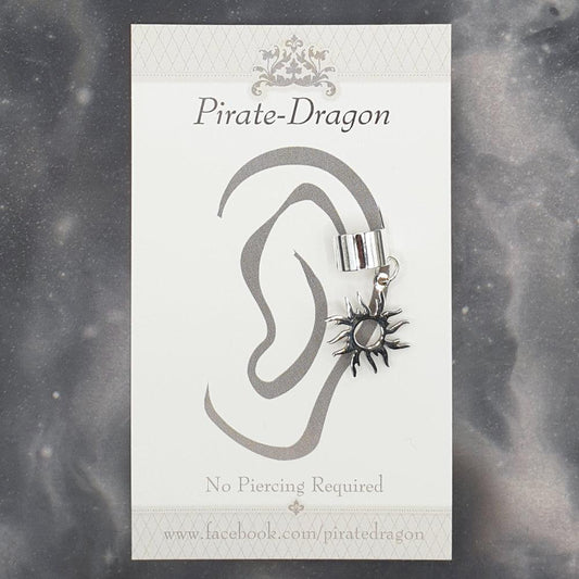 Silver Sun Non-Pierced Ear Cuff (EC9679)