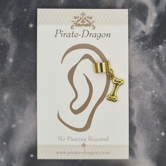 Gold Bone Non-Pierced Ear Cuff (EC9740)