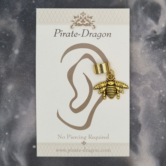 Gold Bee Non-Pierced Ear Cuff (EC9744)