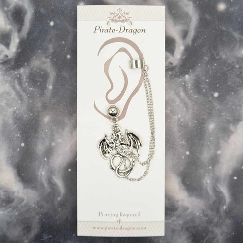Silver Dragon with Silver Chains (EC99374)