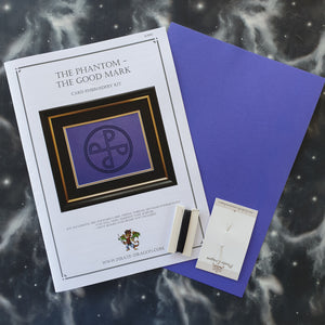 The Phantom - The Good Mark - Inspired Card Embroidery Kit (Purple Card)